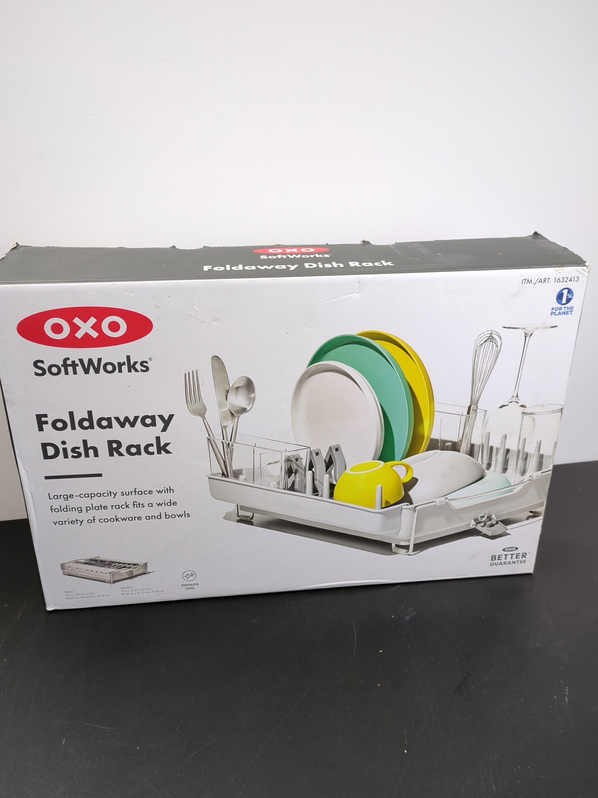 OXO SOFTWORKS DISH RACK - Retail $19