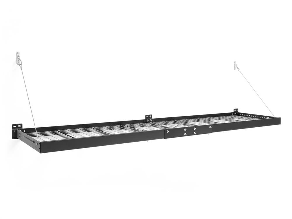 NEW - NewAge Products Pro Series Black 2 ft. x 8 ft. Wall Mounted Steel Shelf, Garage Overheads, 40406 - Retail $249