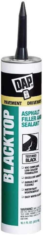 NEW - Dap 27065 Blacktop Asphalt Filler and Sealant 10.1-Ounce, Pack of 4 - Retail $26