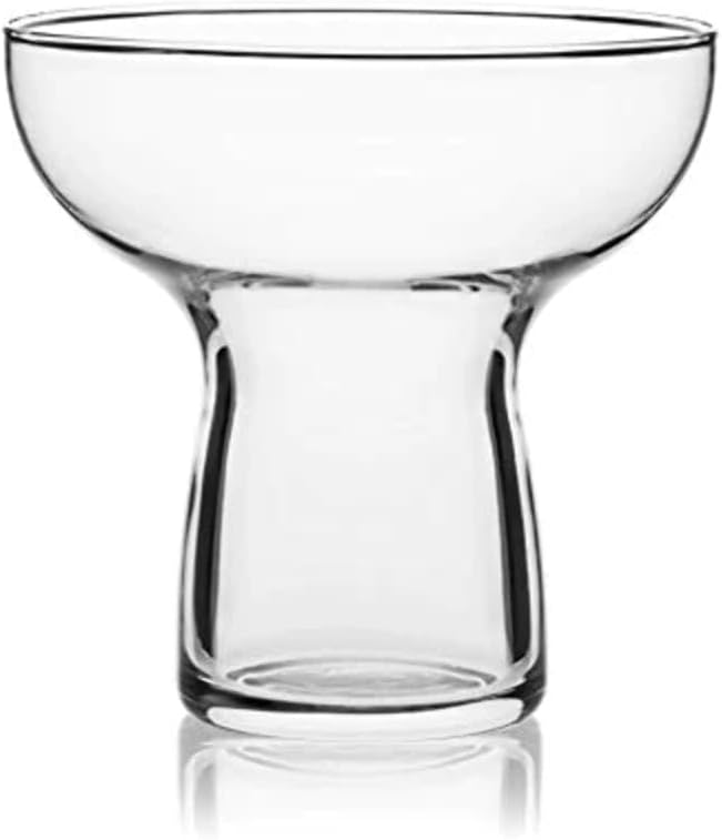 NEW - Libbey Stemless Margarita Glasses Set of 6, Modern Margarita Glasses, Lightweight, Unique Bar Glasses, Lead-Free Margarita Set, 10.25 ounces - Retail $25