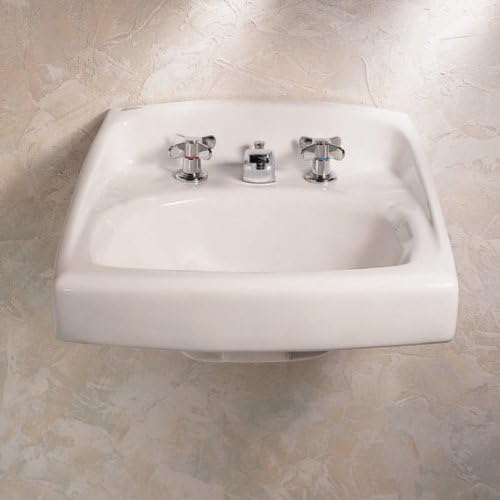 NEW - American Standard 0355012.020 0355.012.020 Wall-Mount Lavatory Sink, 1.25 in, White - Retail $67