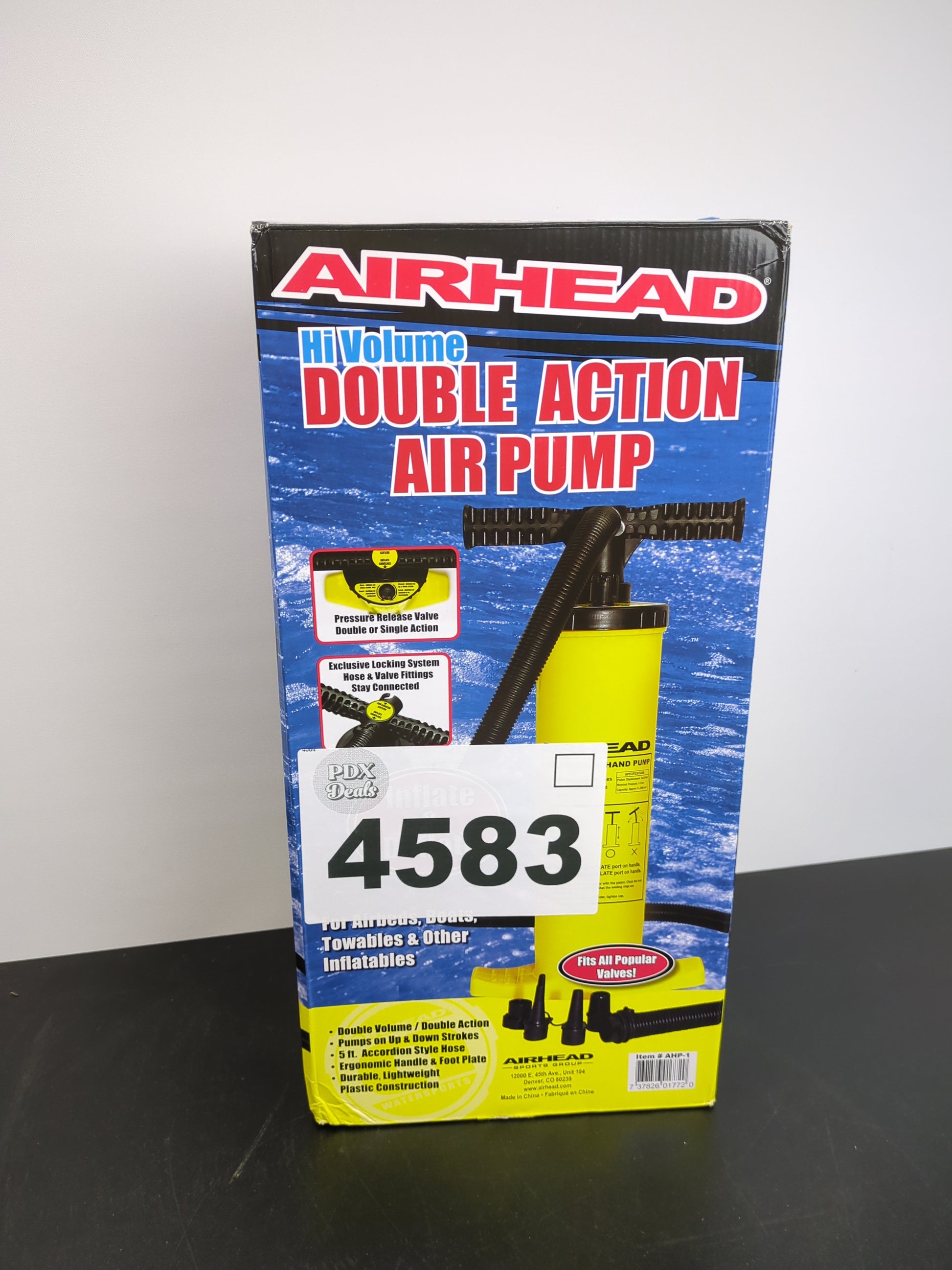 AIRHEAD Double Action Hand Pump - Retail $30