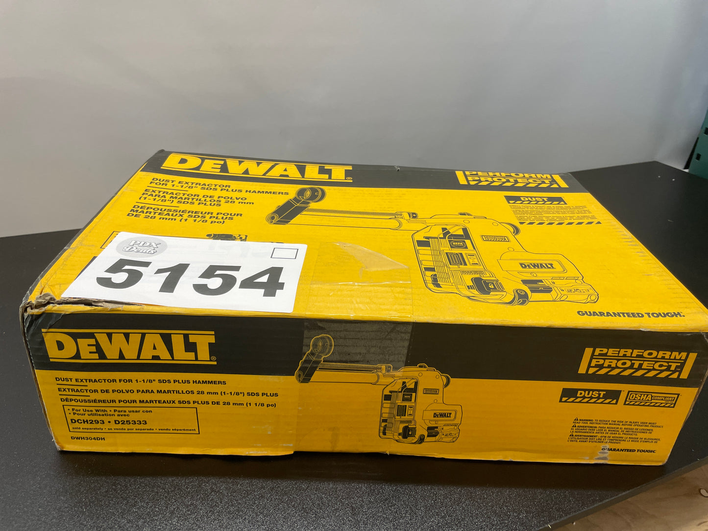 DEWALT Onboard Rotary Hammer Dust Extractor for 1-1/8-Inch SDS Plus Hammers (DWH304DH) - Retail $206