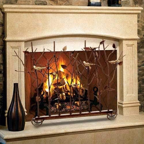 NEW - Minuteman International Birds Decorative Fireplace Summer Screen, Bronze 26 x 5 x 26 inches - Retail $142