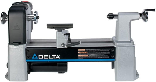 NEW - Delta Industrial 46-460 12-1/2-inch Variable-Speed MIDI Lathe, Gray - Retail $892