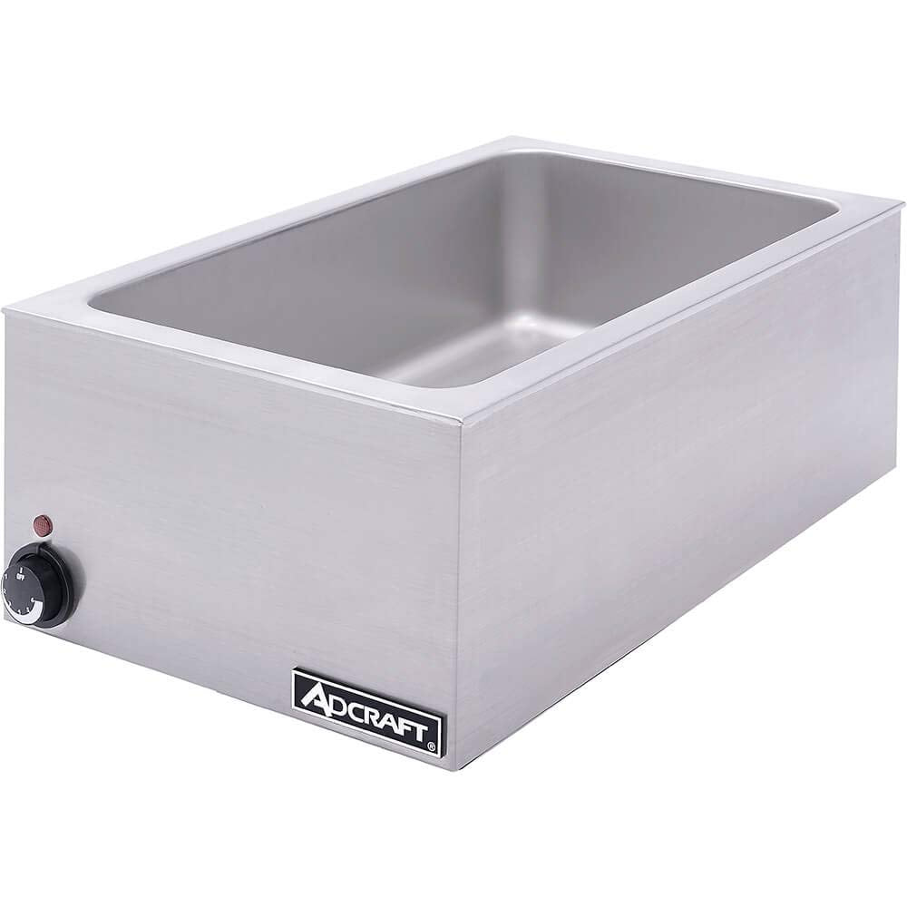 NEW - KTKAP Commercial Kitchen Portable Steam Table Food Warmer Soup Station Set for Catering and Restaurants Stainless Steel, Silver Tone, (FW-1200W) - Retail $176