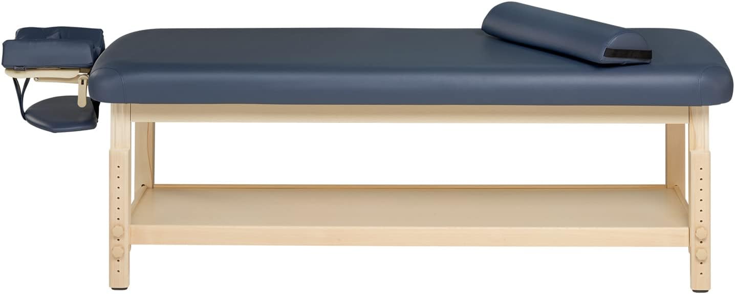 NEW - Master Massage 30" Laguna Comfort Wooden Stationary Massage Table Spa Table, Height Adjustable Flat Physical Therapy Bed-Medical Clinical Treatment Bed-Salon Beauty Bed-Facial Tattoo Aesthetic Bed - Retail $979