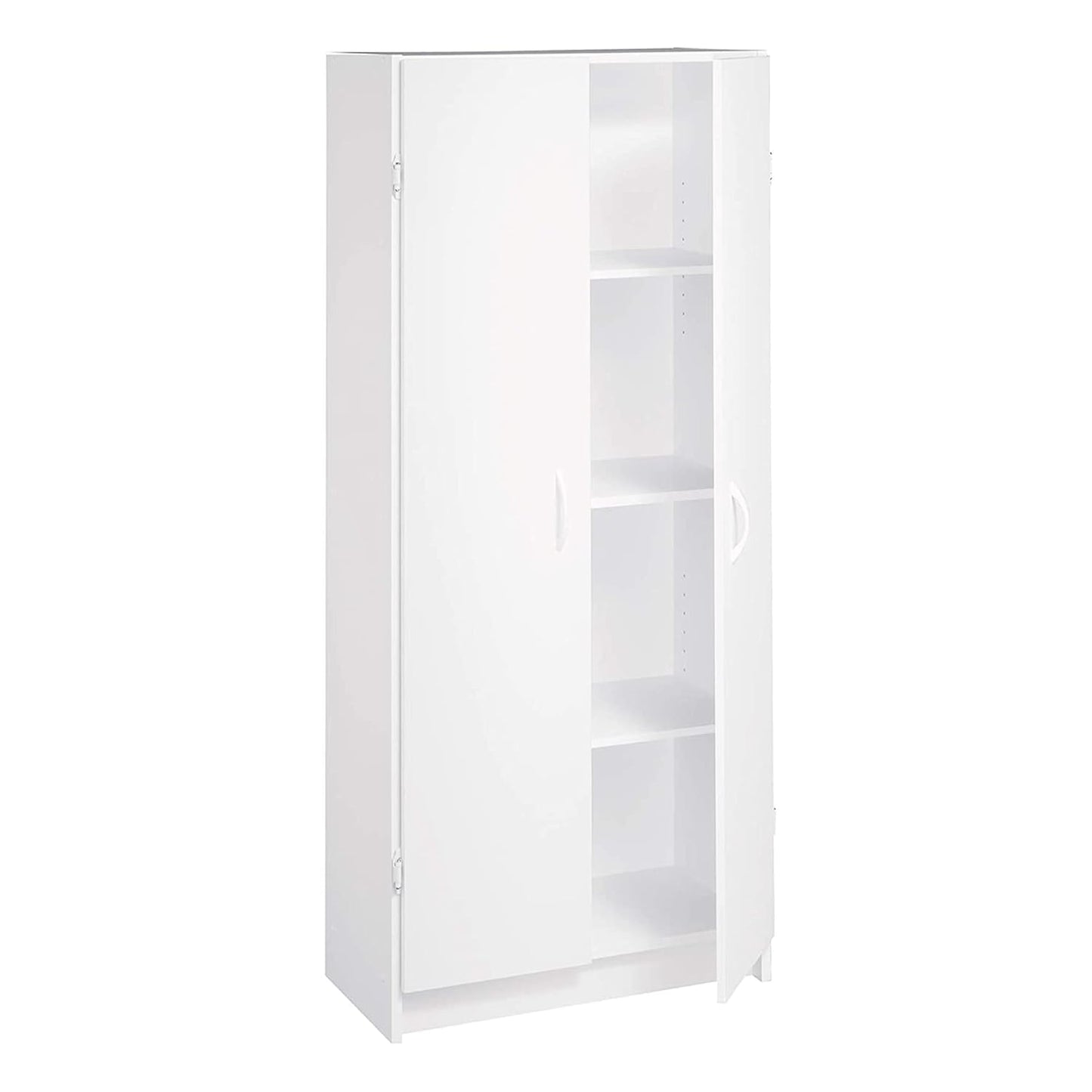 NEW - ClosetMaid Pantry Cabinet Cupboard with 2 Doors, Adjustable Shelves, Standing, Storage for Kitchen, Laundry or Utility Room, White - Retail $118