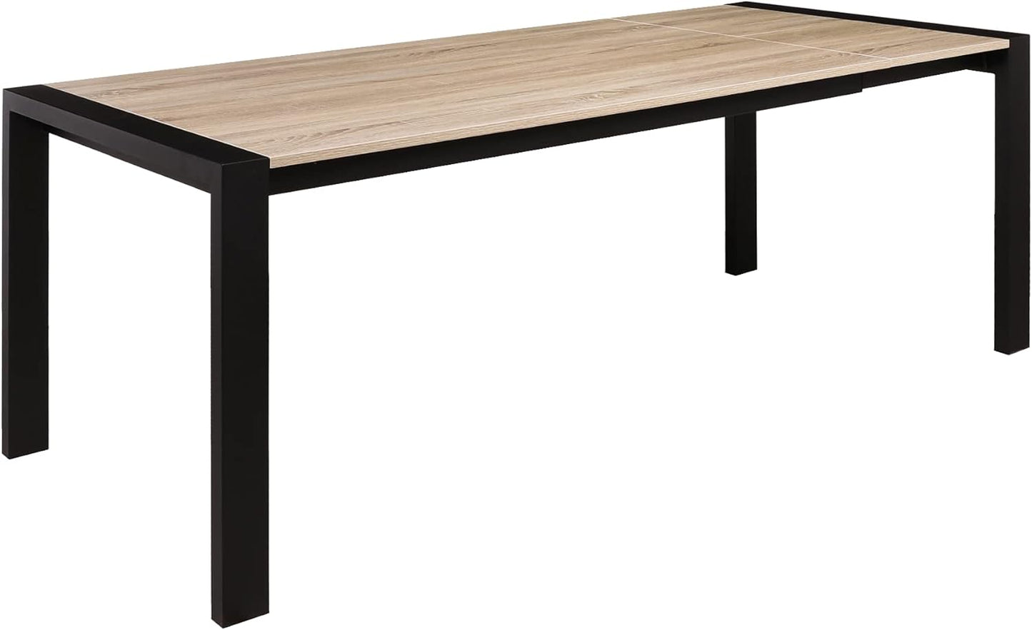 NEW in Box - Acanva Extension Rectangle Dining Table for 6 to 8, Two Expandable MDF Butterfly Leaves & Sturdy Base, Suited for Living Room, Office &Kitchen, Dx29.5”H, 63”(+31.4”) Wx35.5”Dx29.7”H, Sonoma - Retail $729