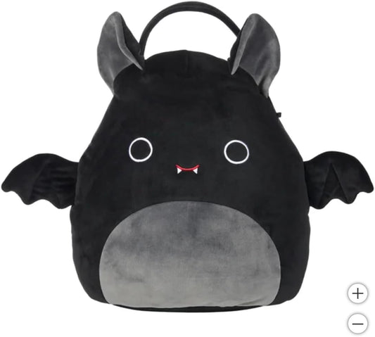 NEW with Tags - Squishmallows 16” Plush Treat Pail (Emily (Bat)) - Retail $22