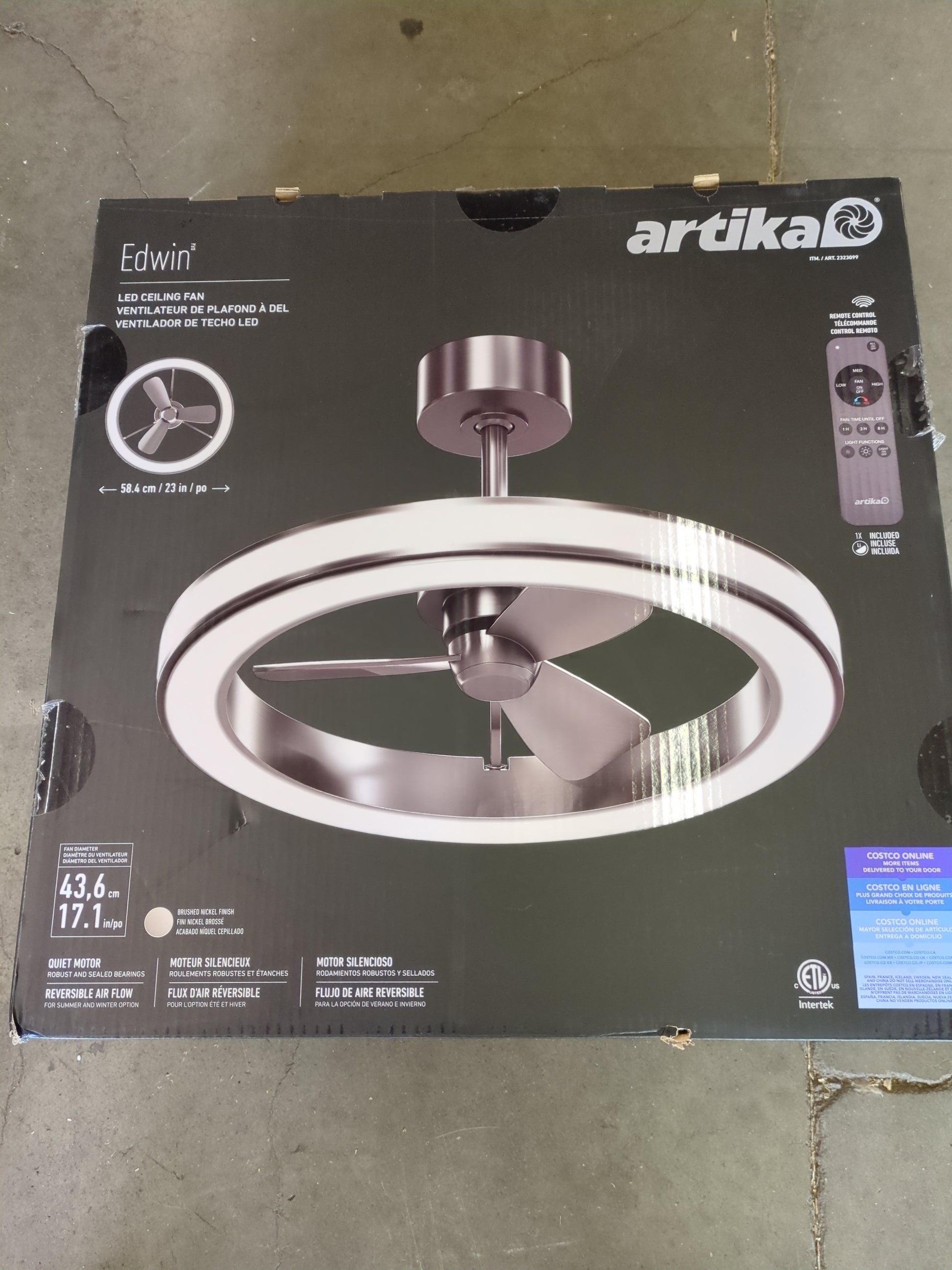 ARTIKA 23" FANDELIER - Retail $179