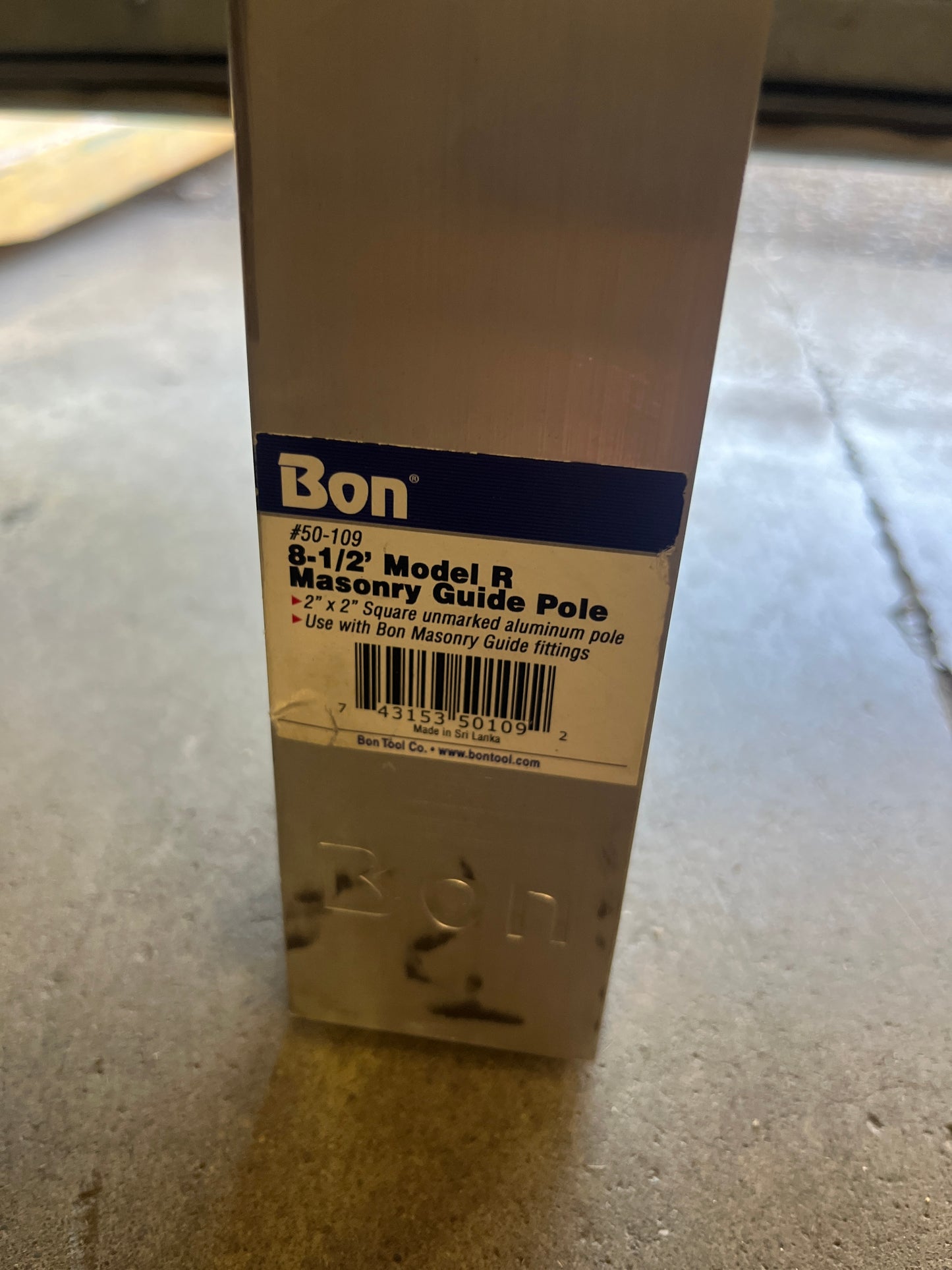 Bon Tool Masonry Guides - Outside Corner Pole Model "R" - Retail $277