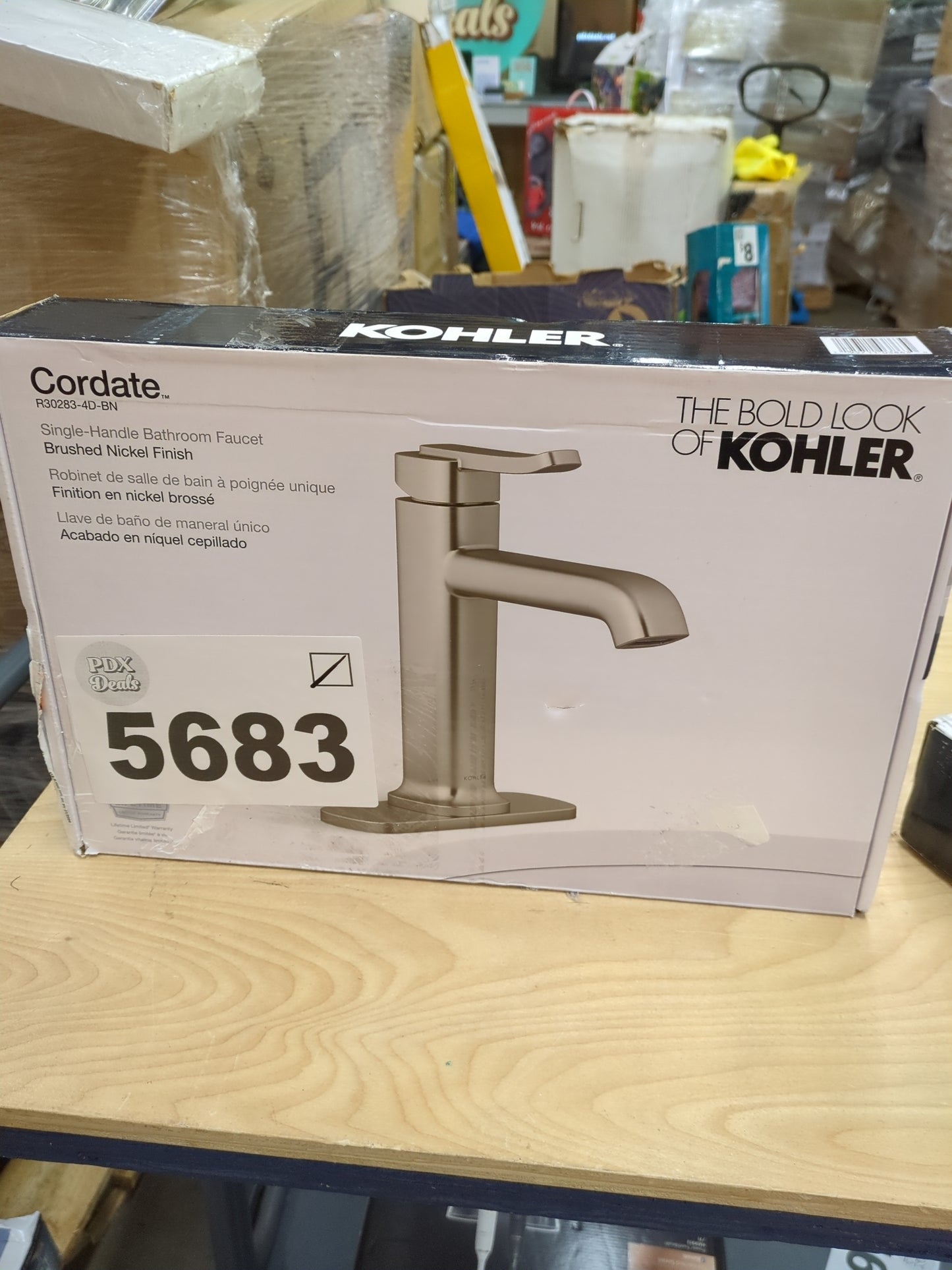 KOHLER CORDATE BRUSHED - Retail $109