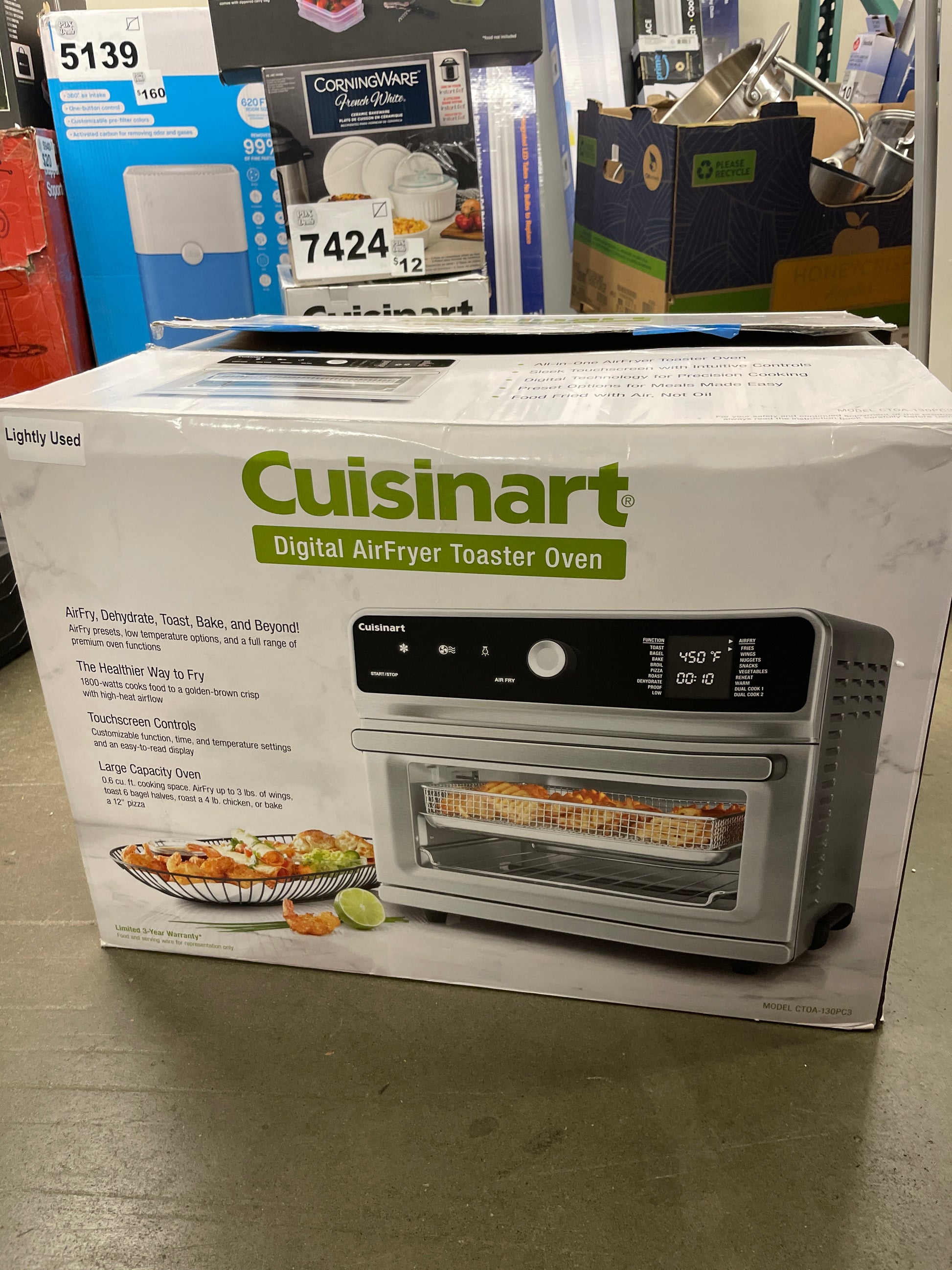 Cuisinart Digital Air Fryer Toaster Oven - Retail $189