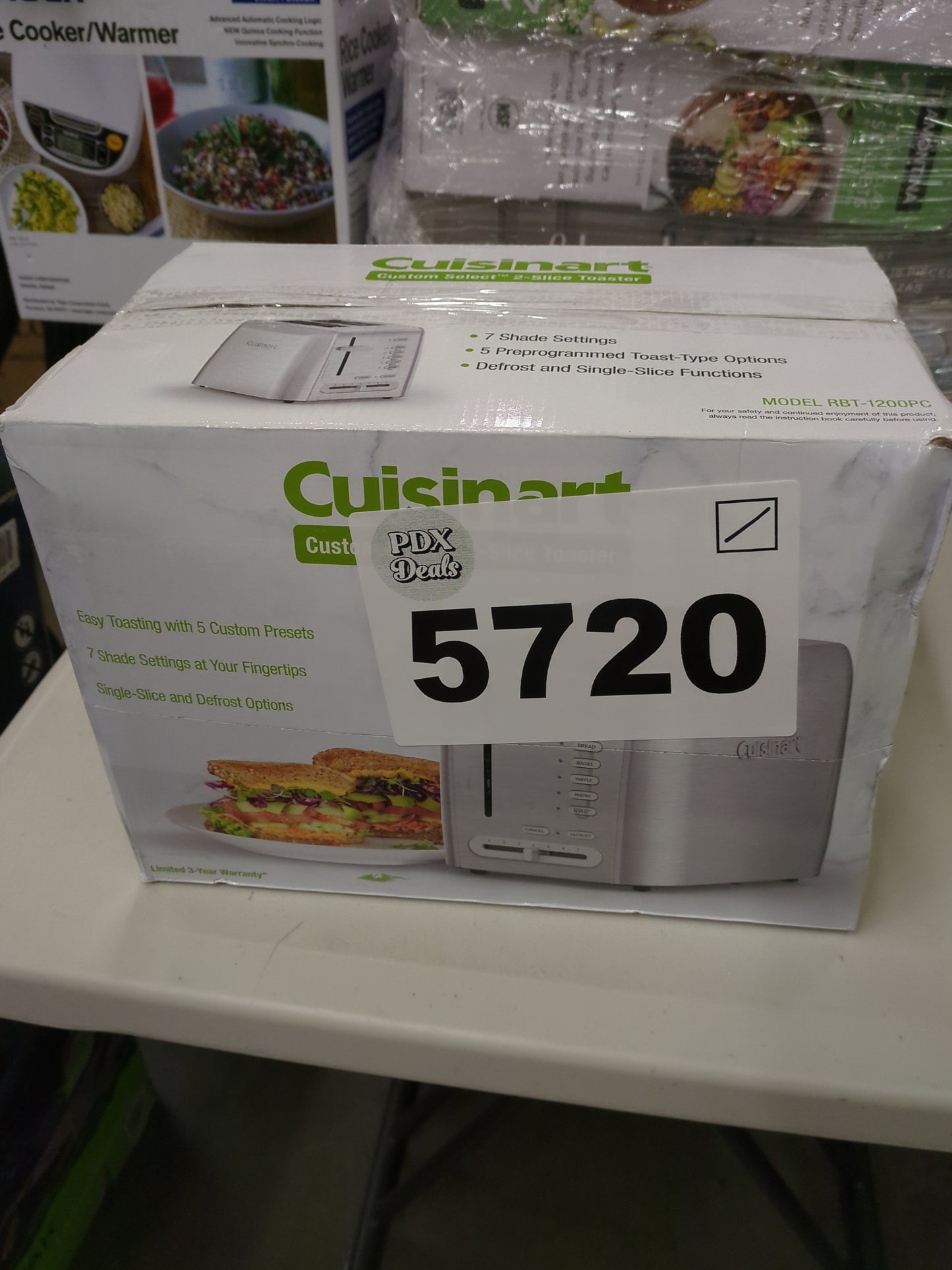 CUISINART 2 SLICE TOASTER - Retail $39