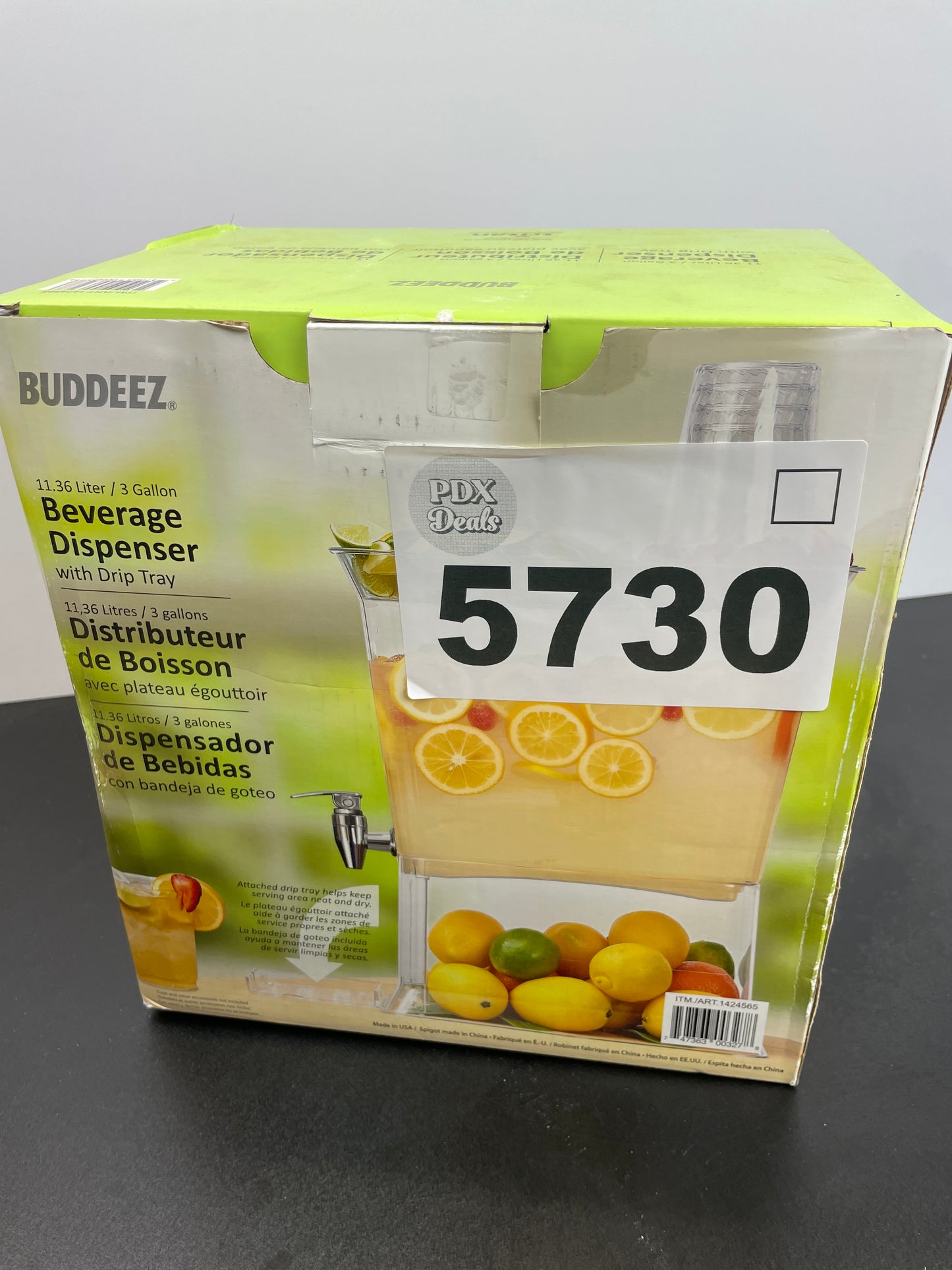 BUDDEEZ BEVERAGE DISPENSE - Retail $19