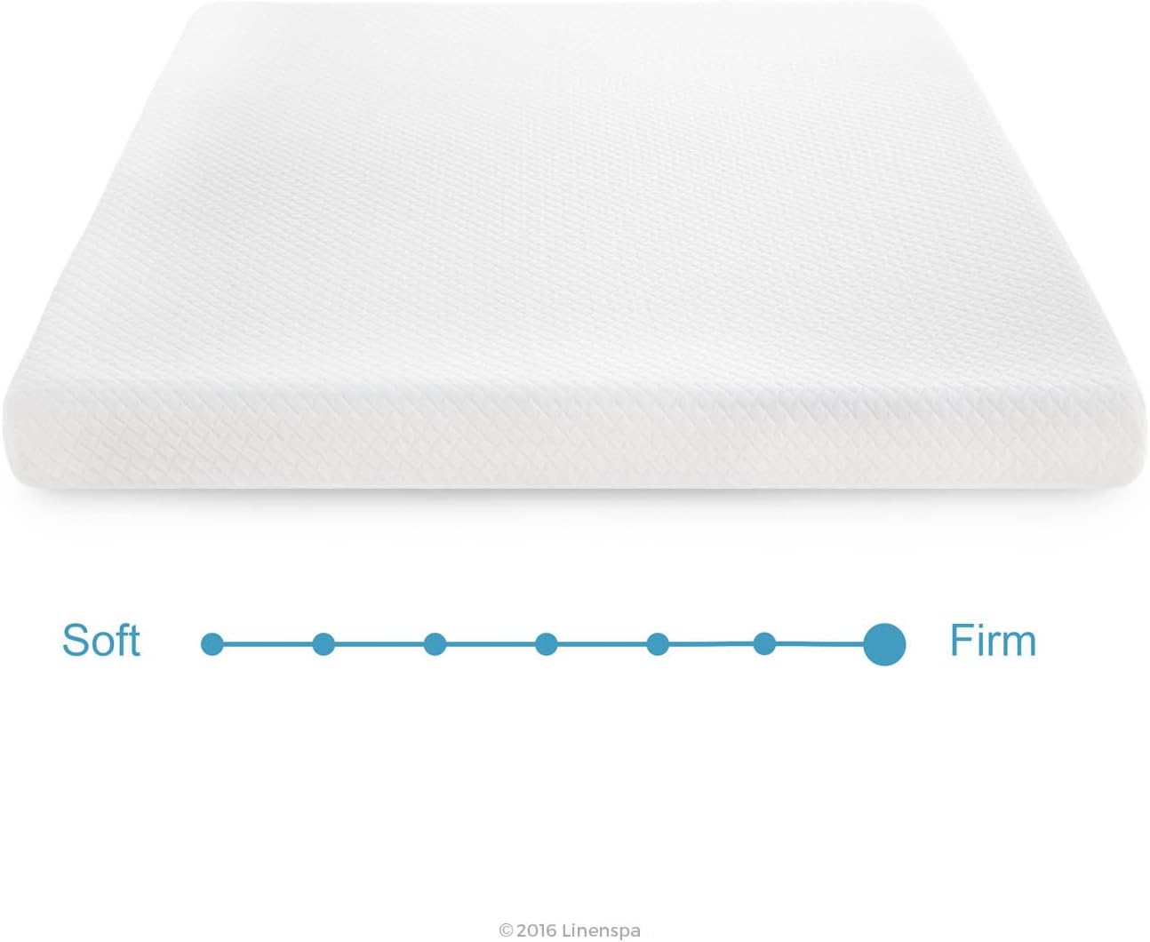 NEW - Linenspa TWIN 5 Inch Gel Memory Foam Mattress, Firm Mattress, Low Profile Bed Twin 5 Inch Mattress - Retail $89