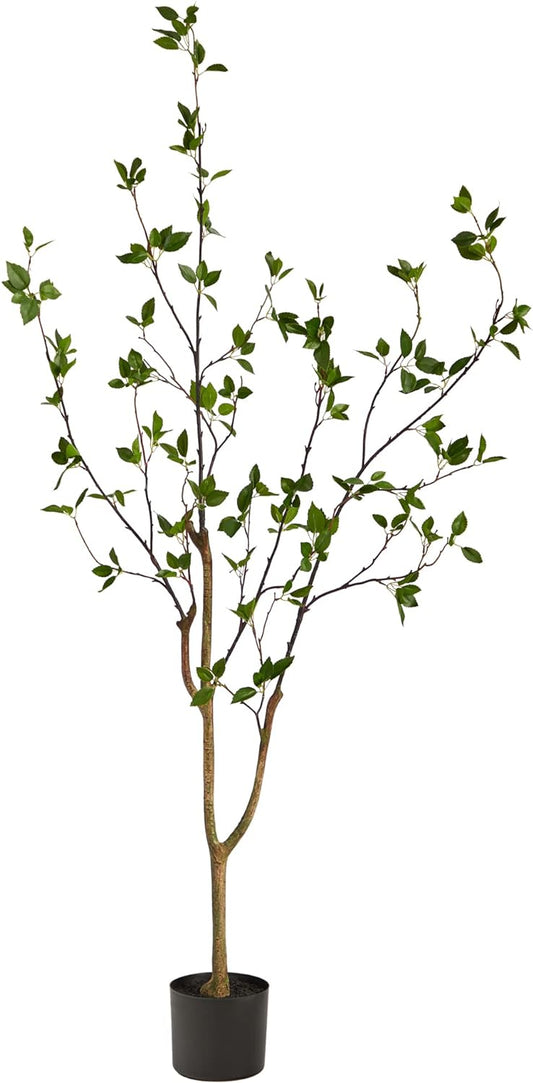 NEW - Nearly Natural 5ft. Minimalist Citrus Artificial Tree - Retail $87