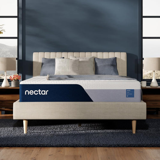 NEW - Nectar QUEEN Classic 12 in Mattress (New Version) - Medium Firm - Contouring Memory Foam - Cooling Top Layer - Support & Pressure-Relief - Minimal Motion Transfer - Retail $649