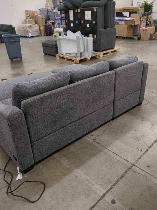 Coddle Aria Fabric Sleeper Sofa with Reversible Chaise - Retail $1999