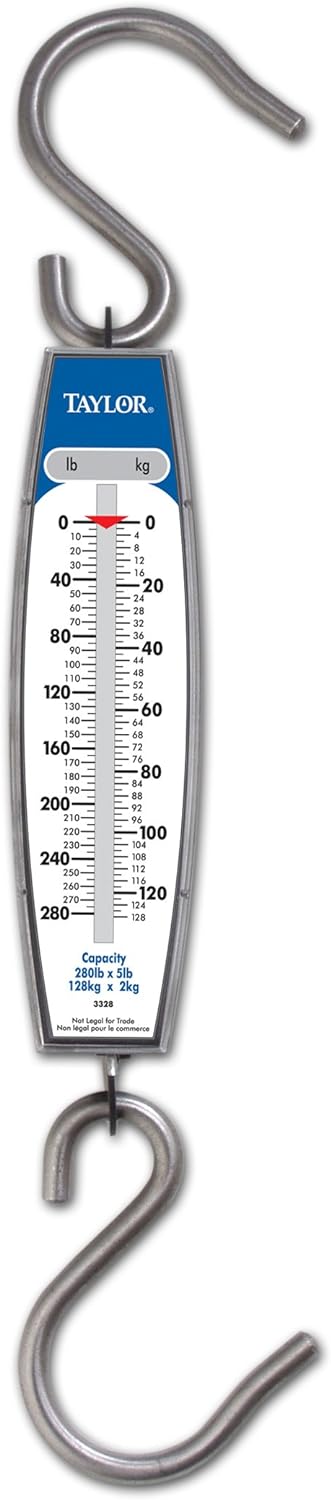 NEW - Taylor Hanging Scale (280-Pound/128-Kilogram) - Retail $42