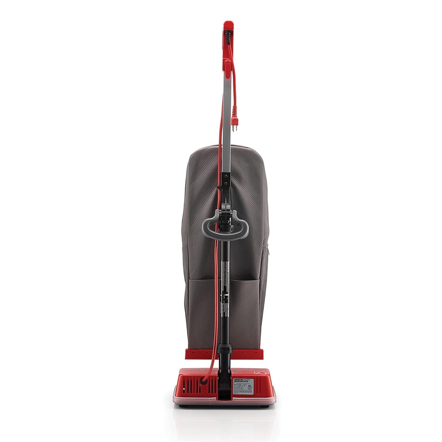 NEW - Oreck Commercial Upright Bagged Vacuum Cleaner, Lightweight, 40ft Power Cord, U2000R1, Grey/Red - Retail $196