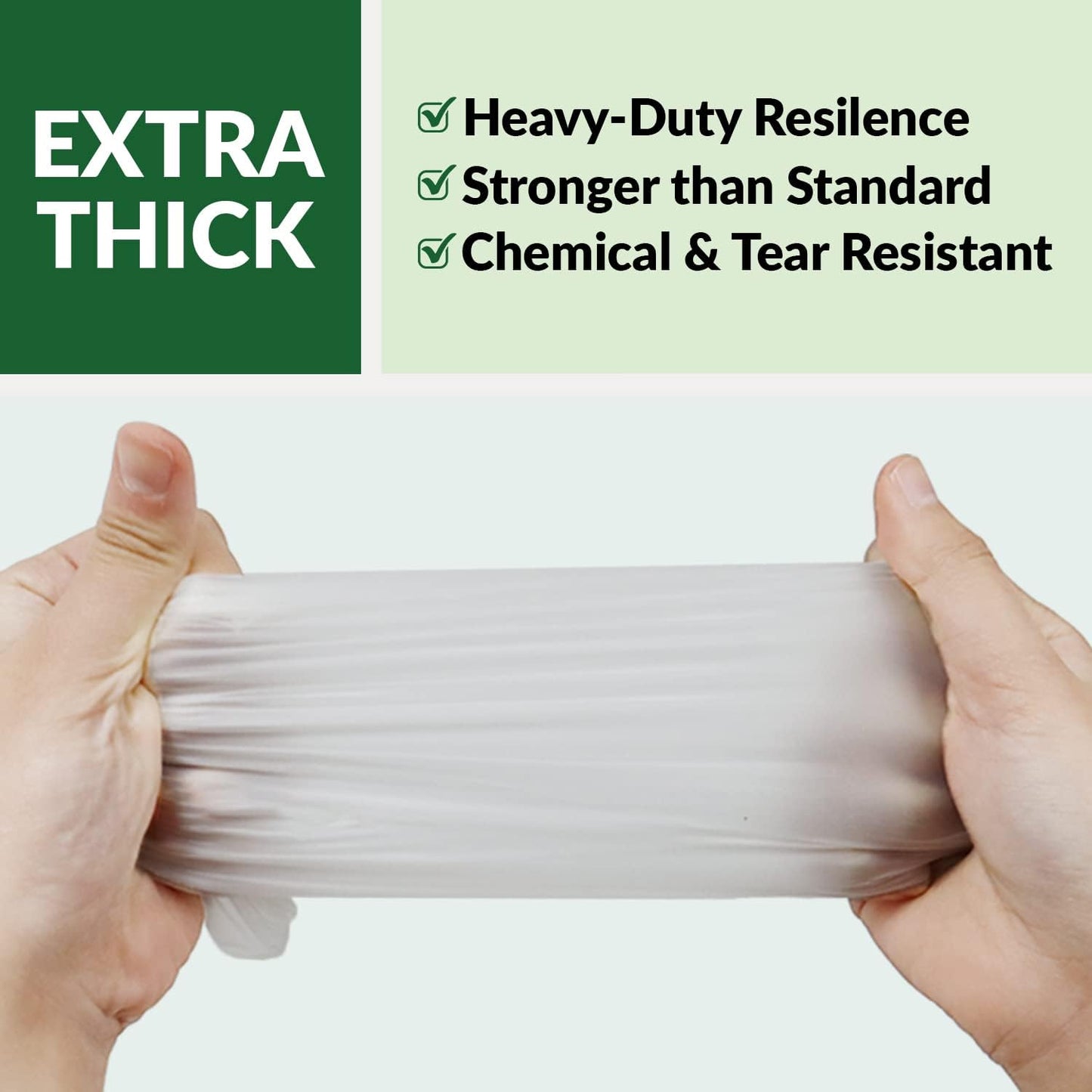GORILLA SUPPLY 1000 LARGE Disposable Heavy Duty Vinyl Gloves Latex & Powder Free, BPA Free Food Safe