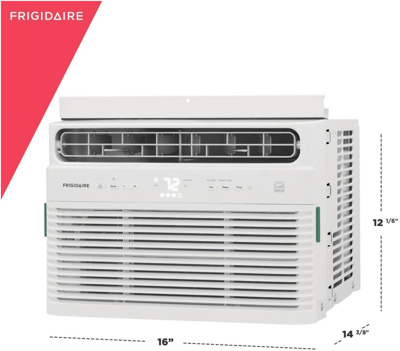 NEW w/ dmg: Frigidaire FHWC064WB1 Window Air Conditioner, 6000 BTU, White - Retail $206