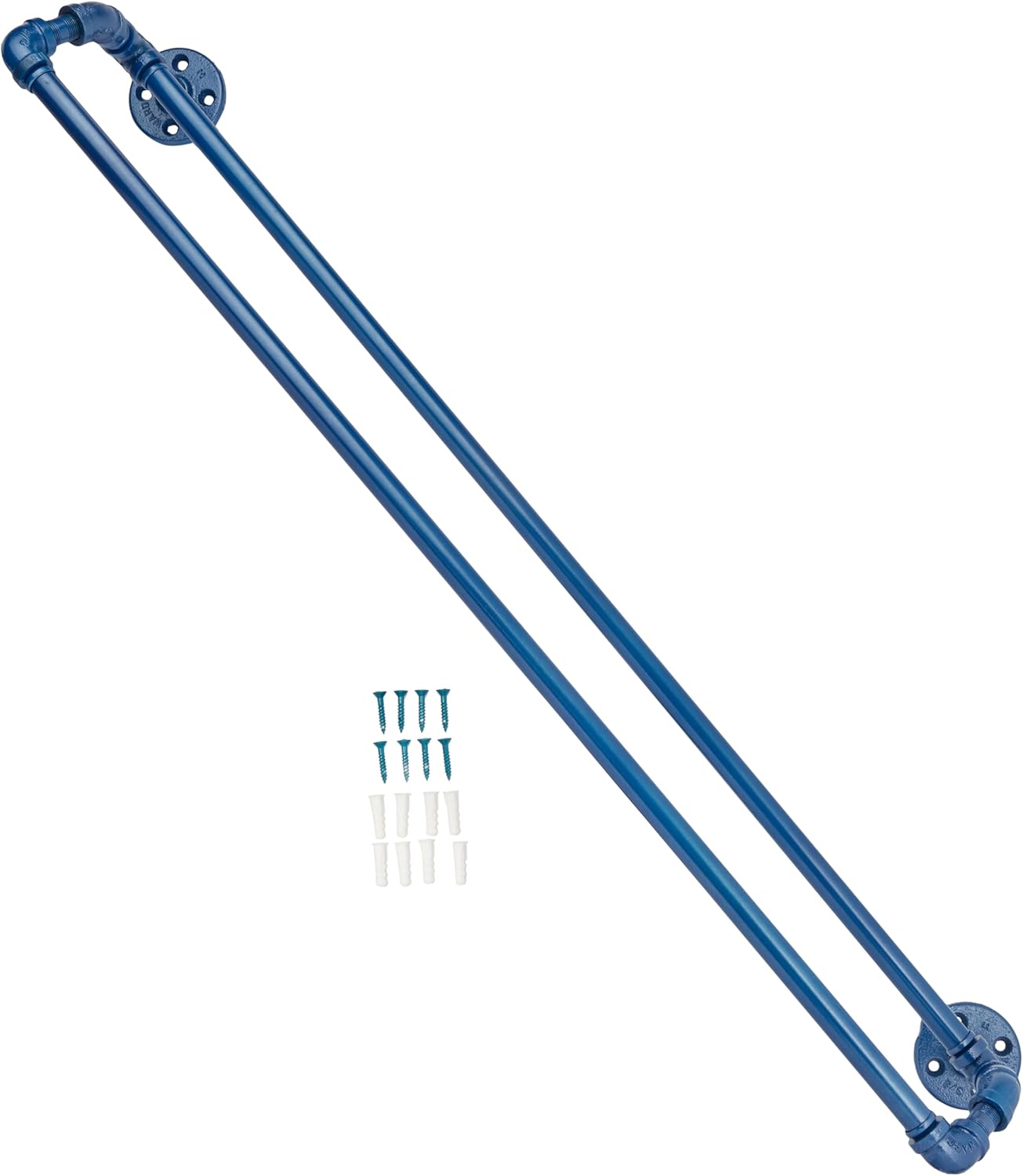 Allied Brass P-220-36-DTB-MBL Pipeline Collection 36 Inch Double Towel Bar, Mediterranean Blue - Retail $31