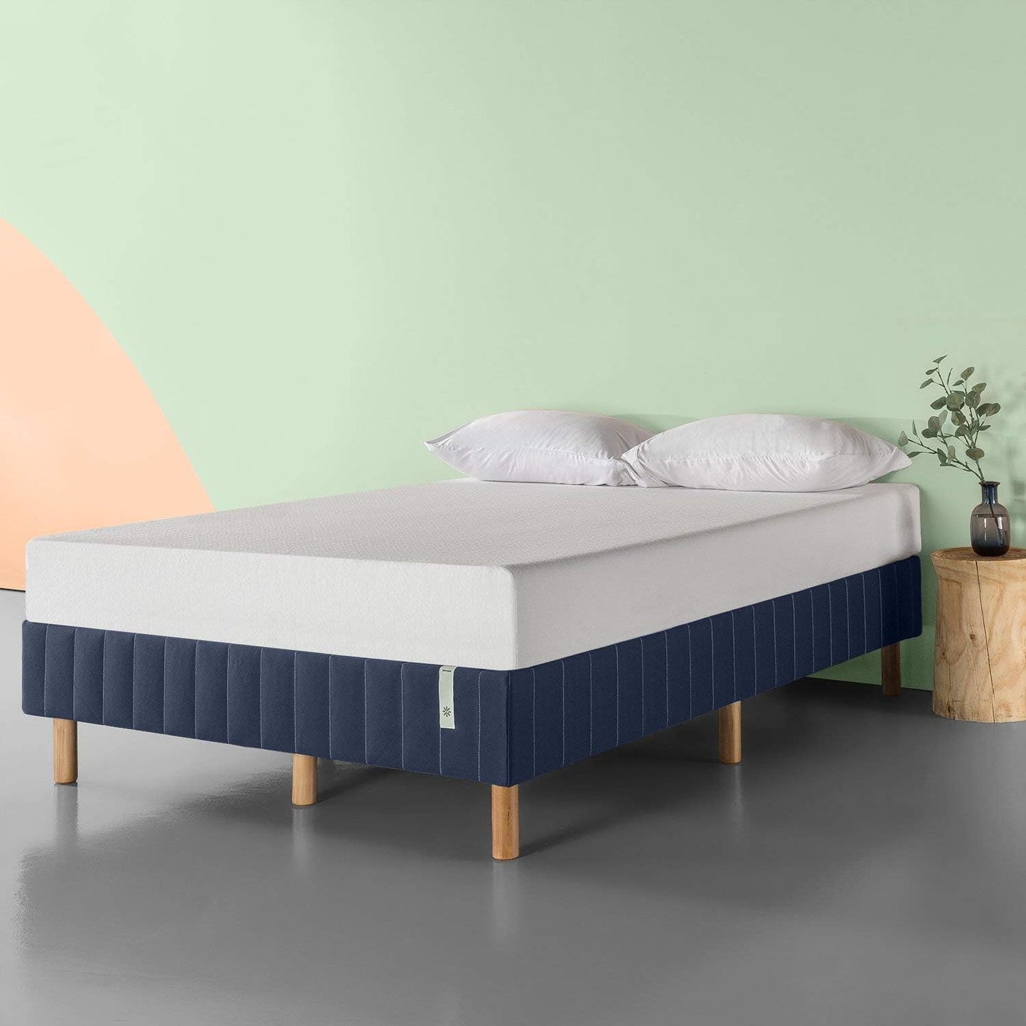 NEW - ZINUS TWIN GOOD DESIGN Award Winner Justina Metal Mattress Foundation / 16 Inch Platform Bed / No Box Spring Needed, Twin - Retail $132