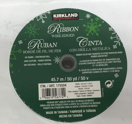 Kirkland Wire Edged Ribbon 50 yards