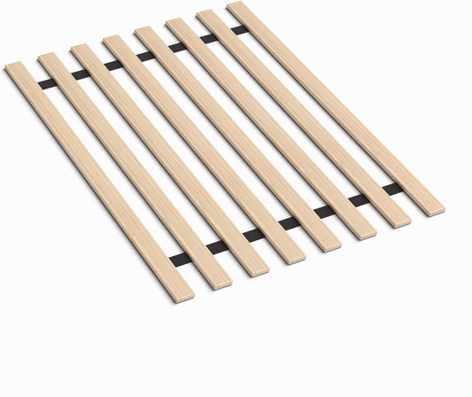 NEW - Mayton FULL 0.68-Inch Vertical Mattress Support Wooden Bunkie Board/Bed Slats, Full, Beige - Retail $62