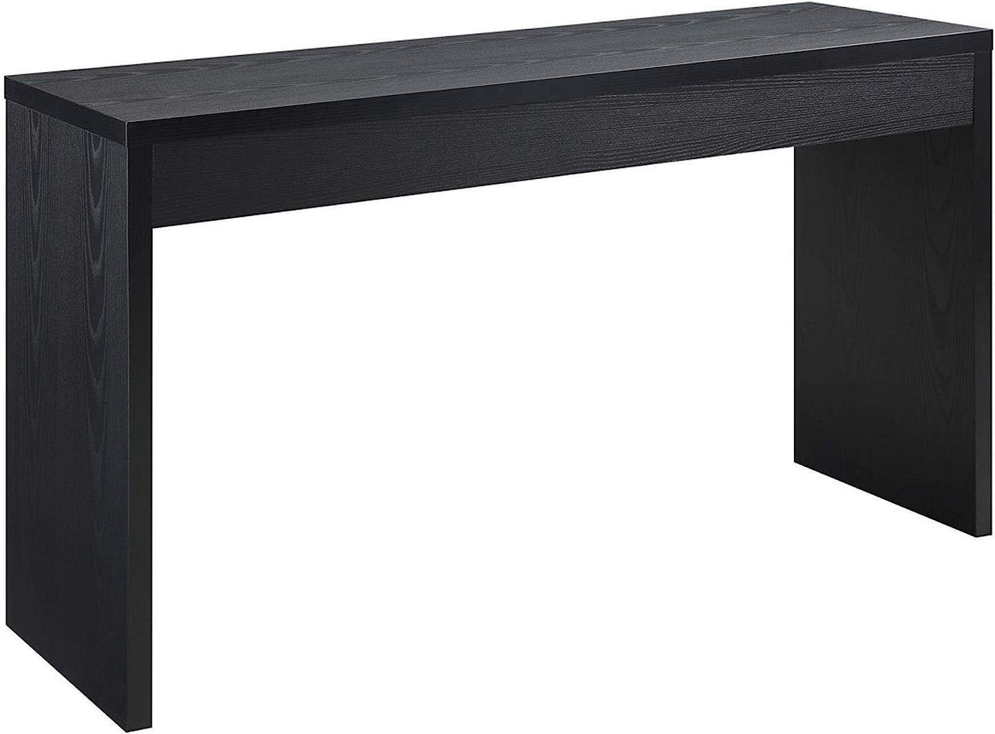 NEW - Convenience Concepts Northfield Hall Console Desk Table, 48(L) x 15.5(W) x 28"(H), Black - Retail $76