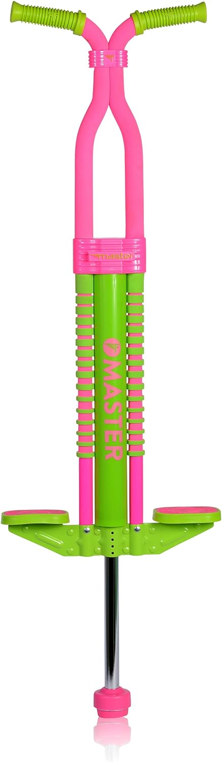 Flybar Master Pogo Stick for Kids, Ages 9+, 80 to 160 Pounds, Easy Grip Handles, Anti-Slip Pegs, Outdoor Toys for Boys, Jumper Toys for Girls, Outside Toys for Kids, Tweens and Teens - Retail $49