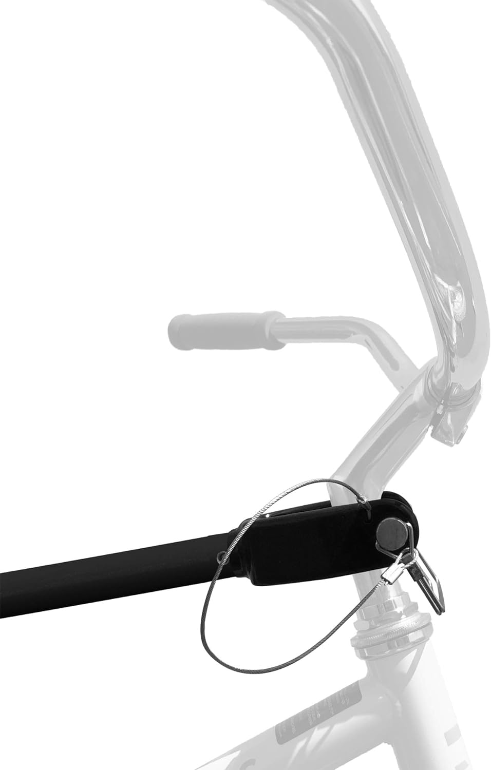 NEW - Retrospec Bike Rack Cross-Bar Top Tube Adjustable Adapter, Black, 18"-28" (3545) - Retail $20