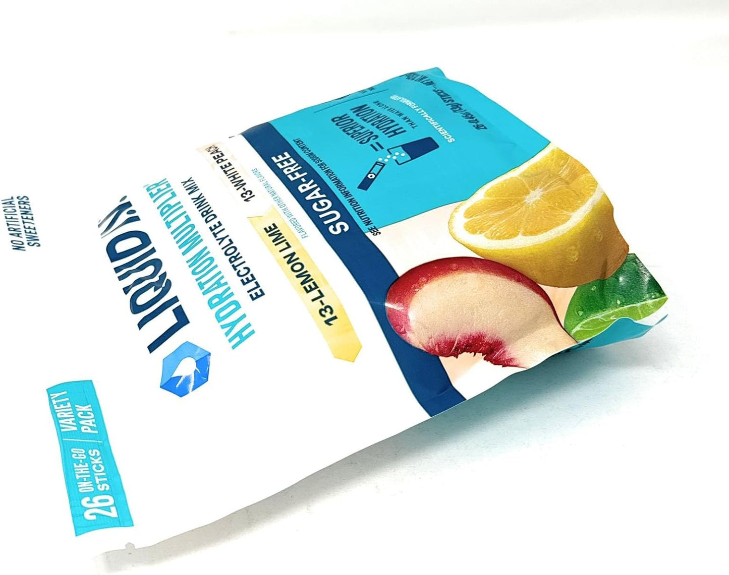 Liquid I.V. Sugarfree Hydration Multiplier Lemon Lime & White Peach - 26 Sticks