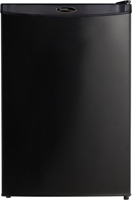 Danby Designer DAR044A4BDD-6 4.4 Cu.Ft. Mini Fridge, Compact Refrigerator for Bedroom, Living Room, Bar, Dorm, Kitchen, Office, E-Star in Black - Retail $299