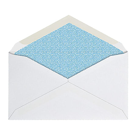 Office Depot® Brand #6 3/4 Security Envelopes, 3-5/8" x 6-1/2", Gummed Seal, White, Box Of 500