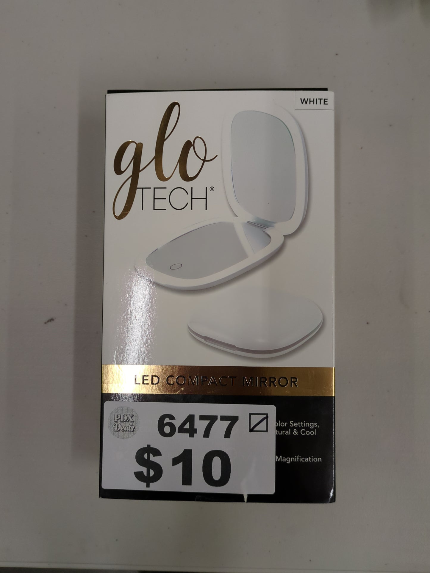 GLO TECH COMPACT MIRROR - Retail $19