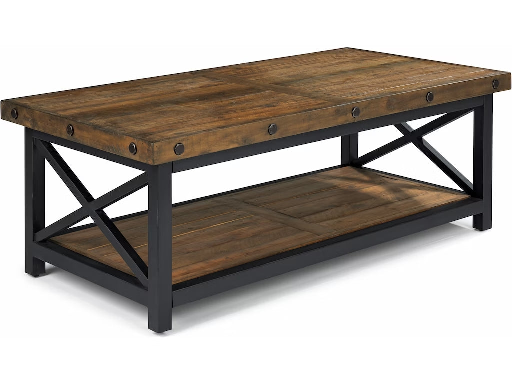 NEW - Flexsteel Carpenter Rectangular Coffee Table - Retail $429