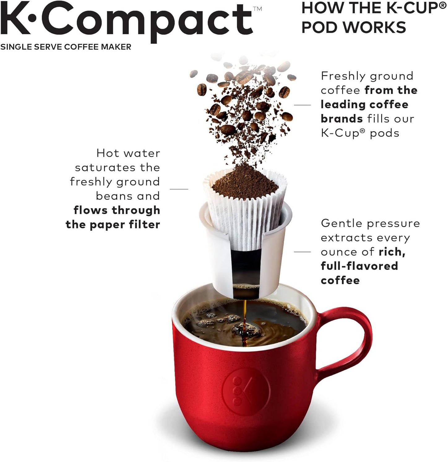 Keurig K-Compact Single-Serve K-Cup Pod Coffee Maker, Black - Retail $79