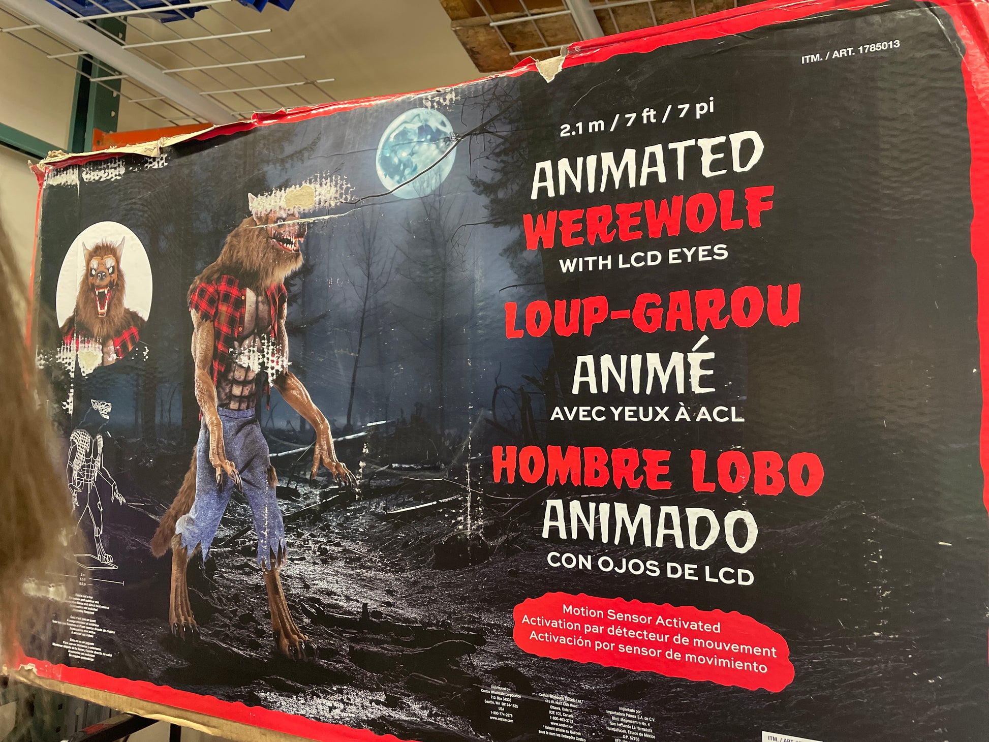 7' ANIMATED WEREWOLF - Retail $249