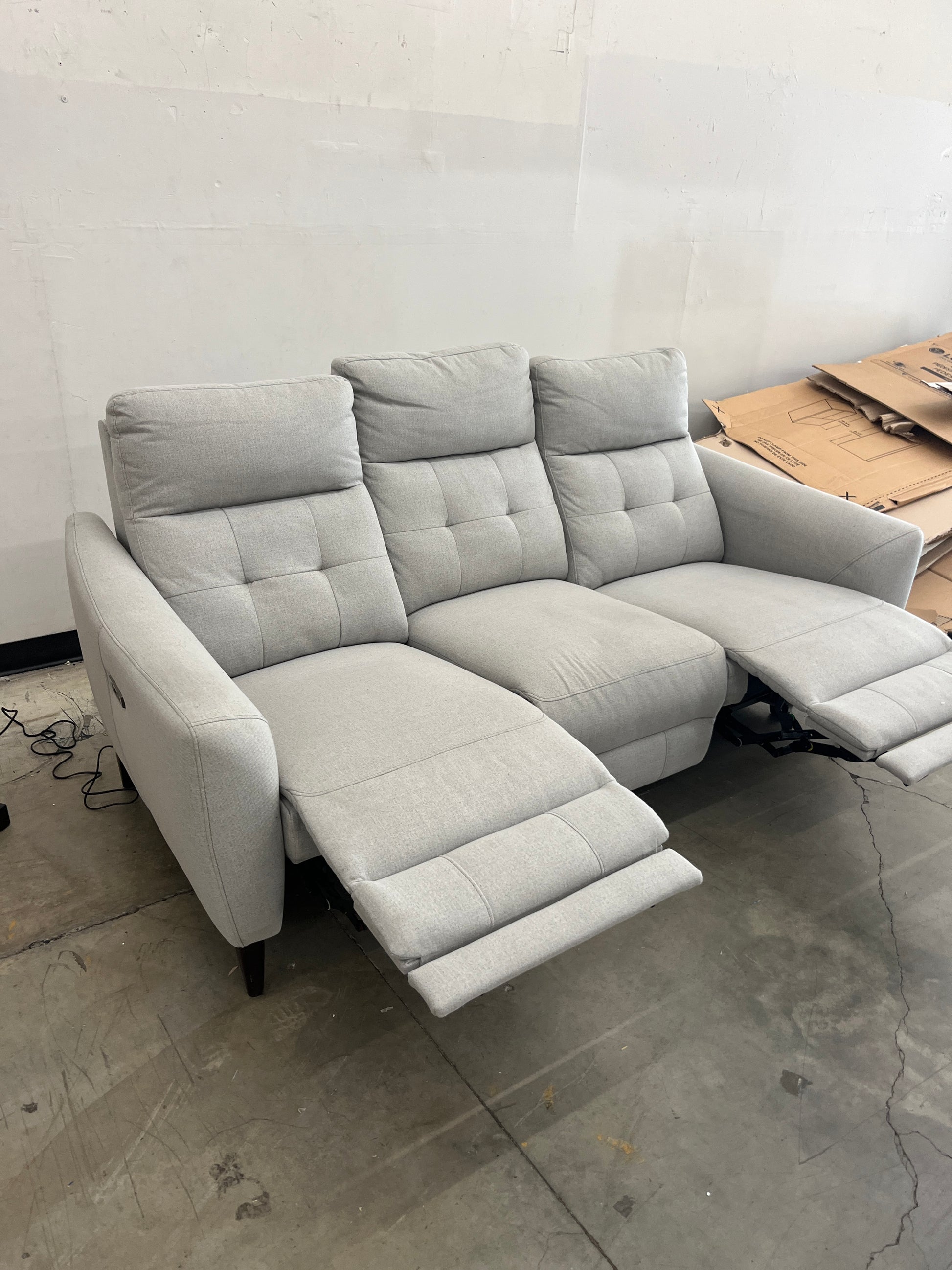 Costco - Alpendale Fabric Power Reclining Sofa with Power Headrests - Retail $1199