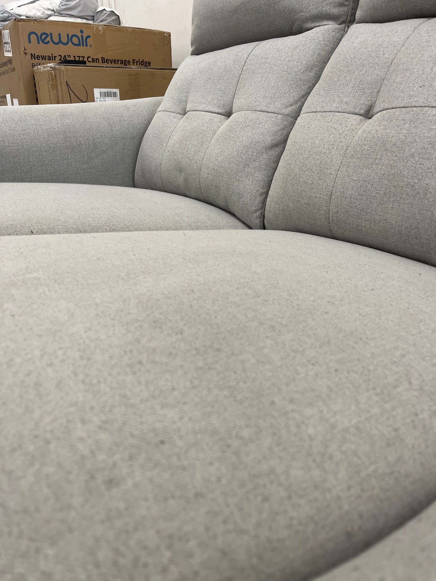 Costco - Alpendale Fabric Power Reclining Sofa with Power Headrests - Retail $1199