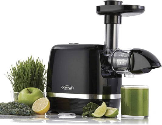 Omega Juicer H3000R Slow Masticating Extractor, 150-Watt, Black - Retail $99