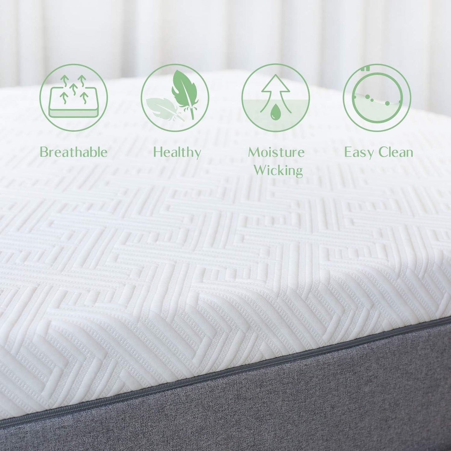 NEW - Novilla FULL 10 inch Full Gel Memory Foam Mattress for Cool Sleep & Pressure Relief, Medium Firm Mattress in a Box, Bliss - Retail $259