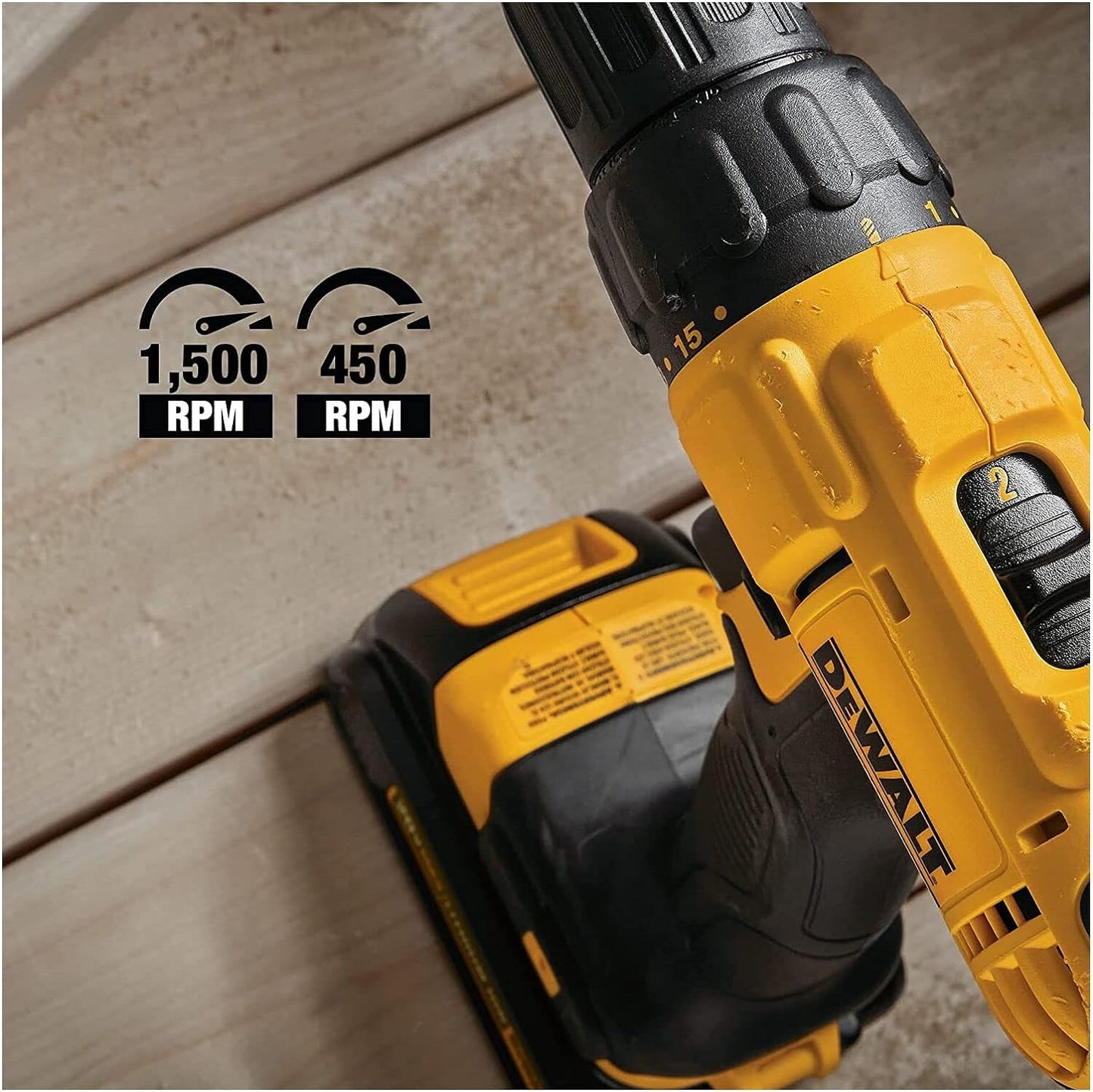 NEW DEWALT 20V MAX Cordless Drill and Impact Driver, Power Tool Combo Kit with 2 Batteries and Charger, Yellow/Black (DCK240C2) - Retail $216