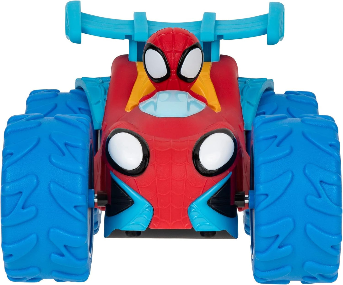Jazwares Marvel Spidey and His Amazing Friends Marvel Spidey Web Climber - 7-Inch Rev Up Motor Vehicle That Climbs Obstacles
