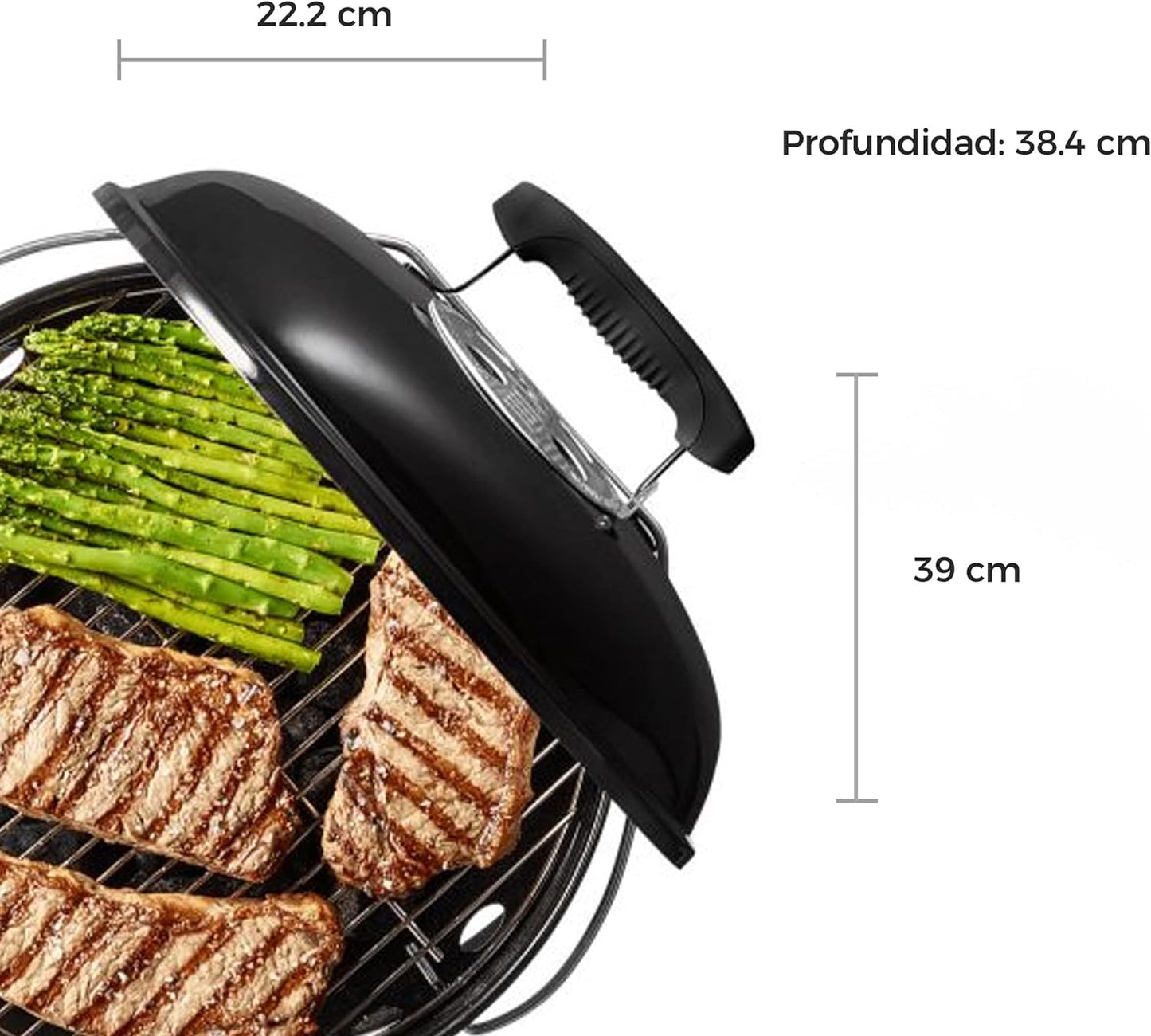 NEW - Weber Smokey Joe 14-Inch Portable Grill, Black - Retail $45