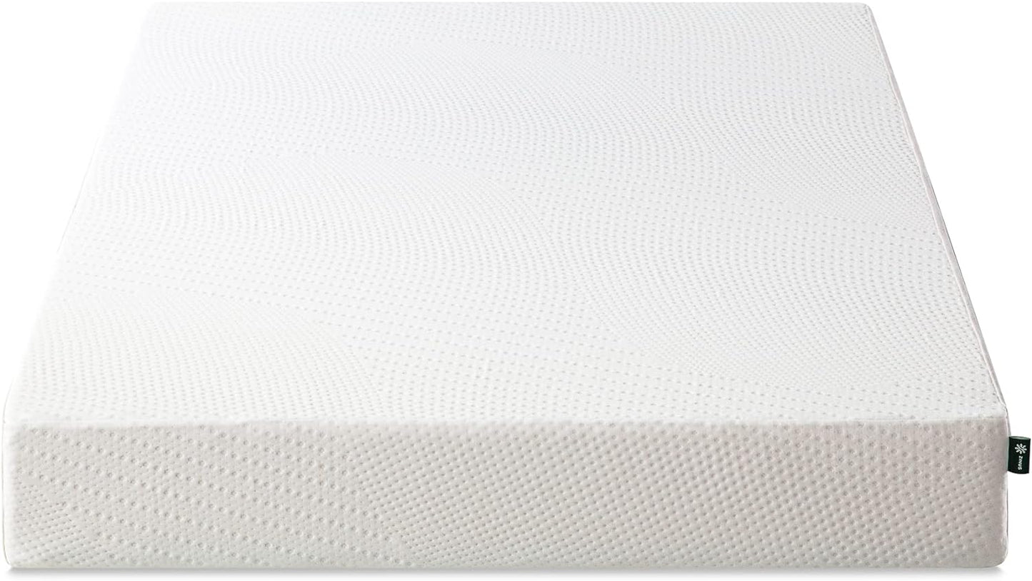 NEW - ZINUS QUEEN 10 Inch Cooling Essential Foam Mattress, Bed-in-a-Box, CertiPUR-US Certified, White - Retail $269